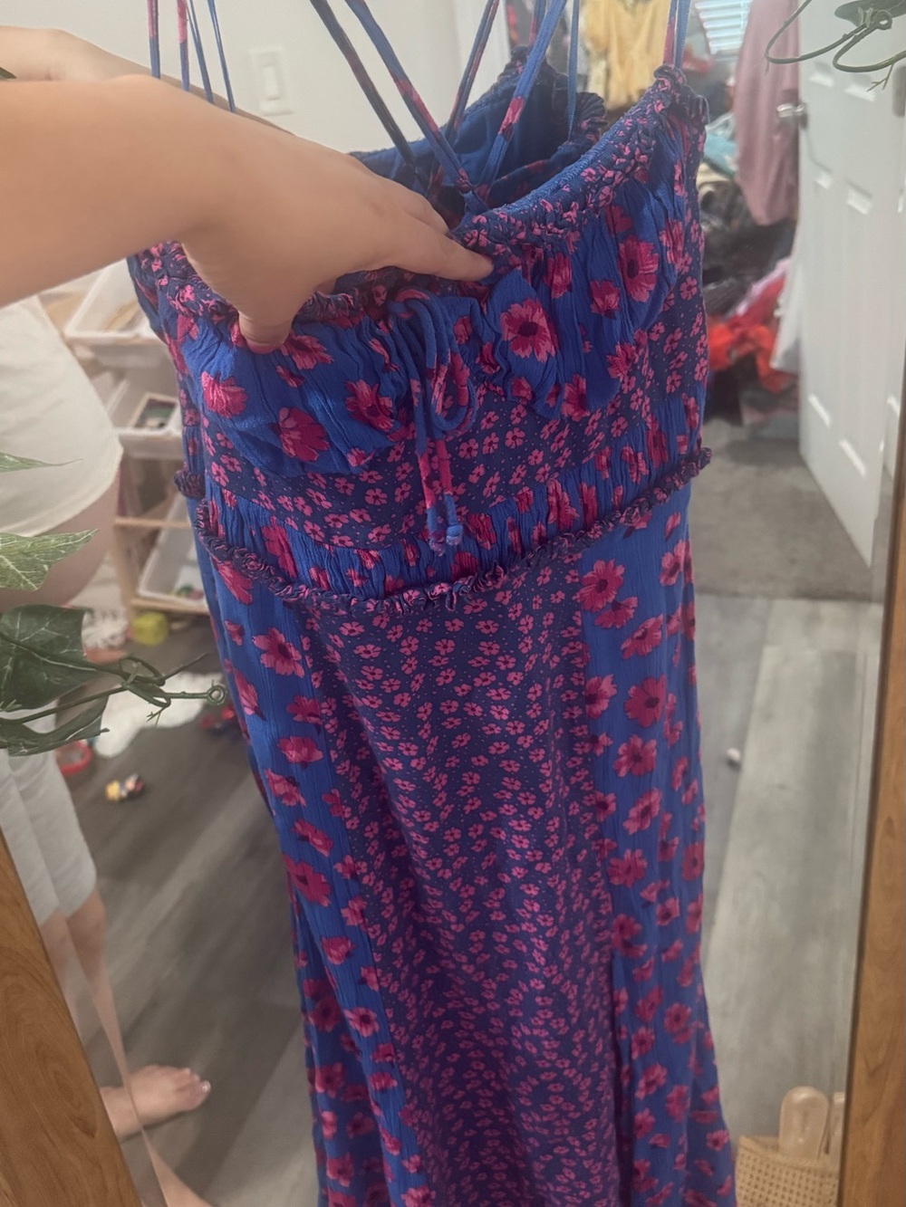LIKE NEW FREE PEOPLE Tigerlilly Midi Dress - Picture 3 of 6